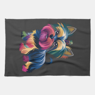 Urban Graffiti Dog Kitchen Towel