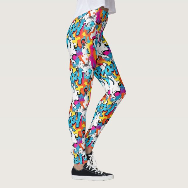 Urban Graffiti Leggings (Right)