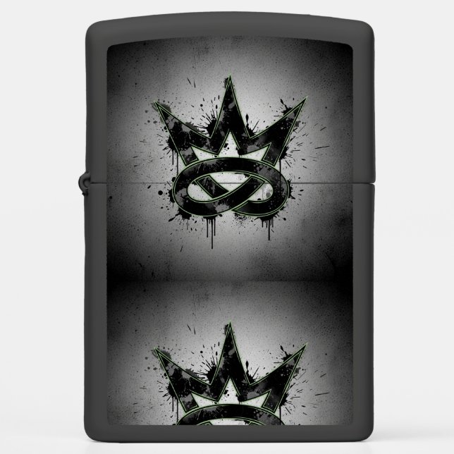 Urban Graffiti Minimalist Cover Art Zippo Lighter (Front)