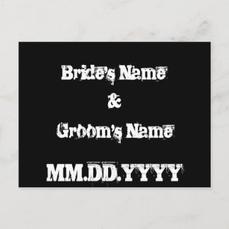 Urban Graffiti Save the Date Postcard