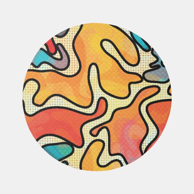 Urban Graffiti: Seamless Art Texture. Rug (Front)