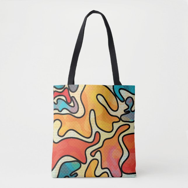 Urban Graffiti: Seamless Art Texture. Tote Bag (Front)