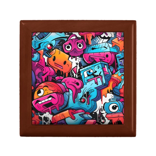 Urban Graffiti Street Art Splash Gift Box (Front)