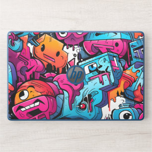 Urban Graffiti Street Art Splash HP Laptop Skin