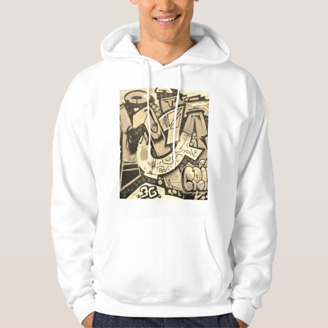 Urban Graffiti Street Art Style hoodie (Front)