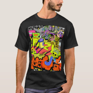 Urban Graffiti: Vintage Art Wall T-Shirt