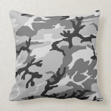 Urban Grey Camo Pillow Urban Grey Camo Pillow