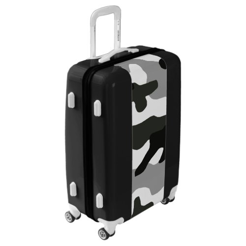 Urban grey camouflage no 15 print  luggage