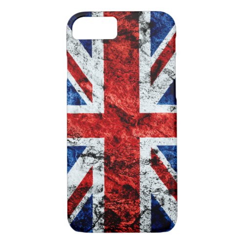 Urban Grunge British Flag iPhone 7 Case