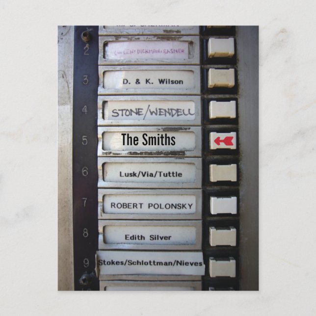 Urban Grunge Change of Address Postcard (Front)