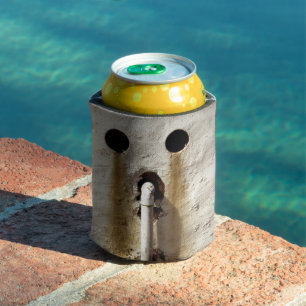 Urban Grunge Exposed Water Pipe Can Cooler