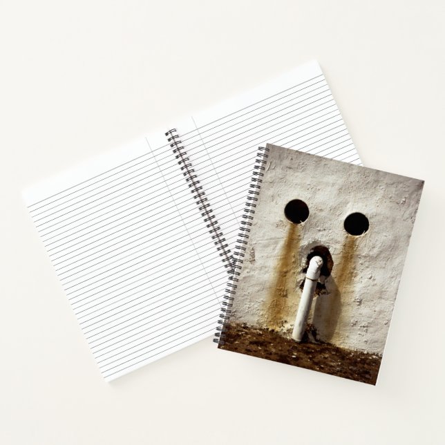 Urban Grunge Exposed Water Pipe Notebook (Inside)