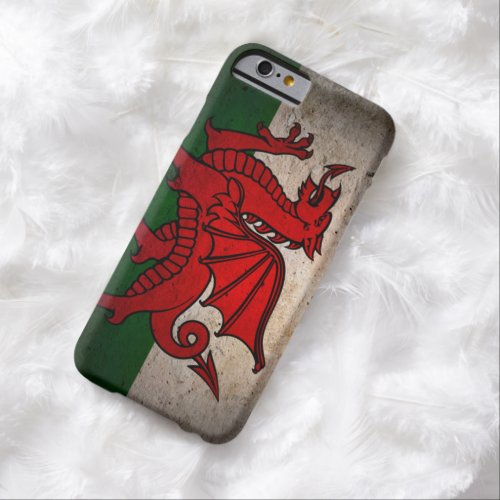 Urban Grunge Wales Flag iPhone 6 Case