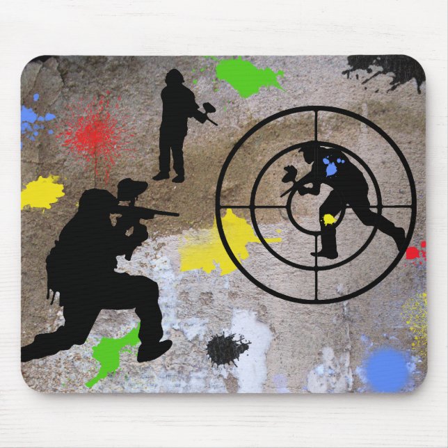 Urban Guerilla Paintball Mouse Pad (Front)