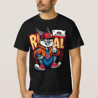 Urban Hare Vibes – Streetwise Bunny in Cali Style T-Shirt