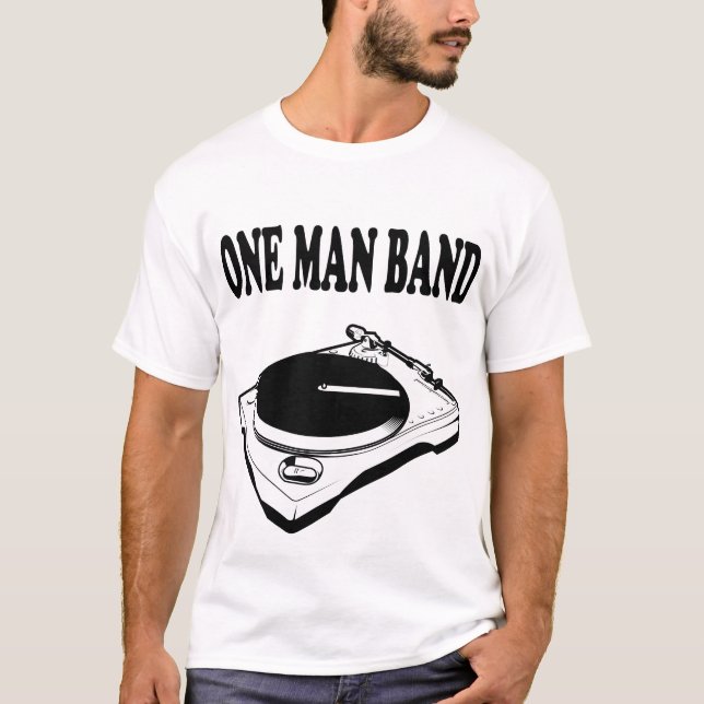 Urban Hip Hop One Man Band DJ Beatz (Tee) T-Shirts (Front)