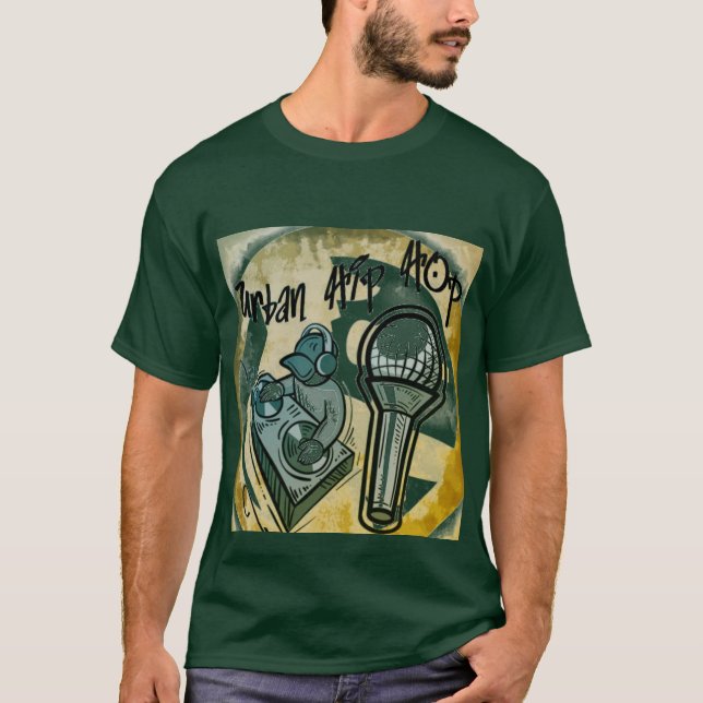 URBAN HIP HOP T-Shirt, Dark T-Shirt (Front)
