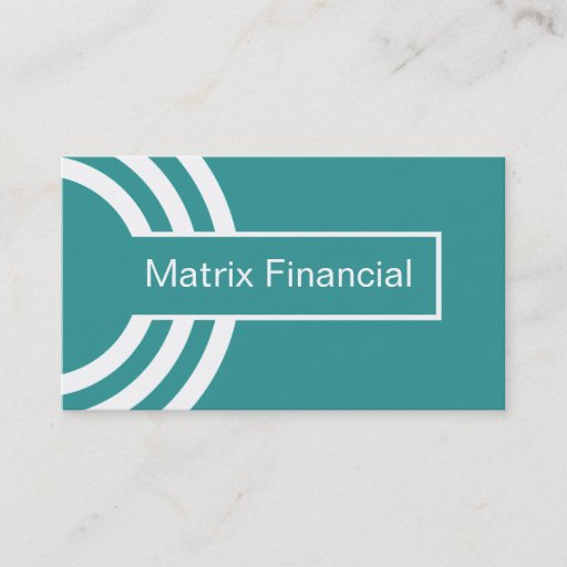 Customizable Urban Hipster Business Card, Teal