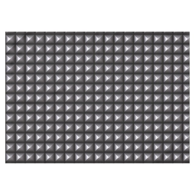 Urban Industrial Metallic Texture Print Tablecloth (Front (Horizontal))