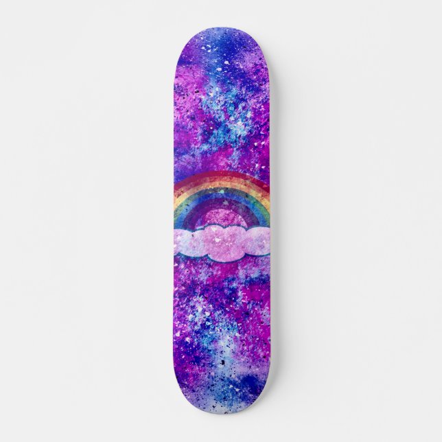 Urban Jungle Rainbow Cruiser Custom Pro Long Board (Front)