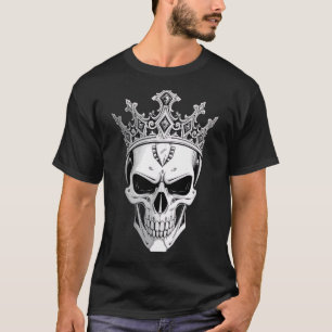 Urban Kings Skull with Golden Crown Graphic T-Shirt