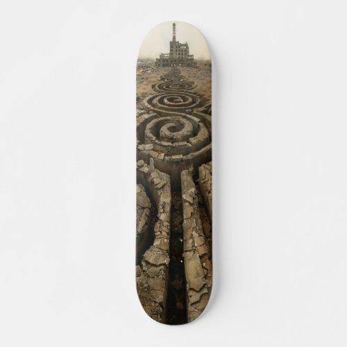 Urban Labyrinth 7 34 Skateboard Deck