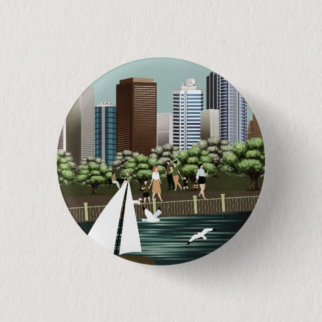 Urban landscape button (Front)