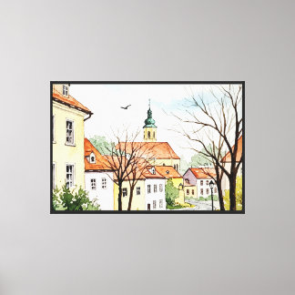Urban landscape canvas print