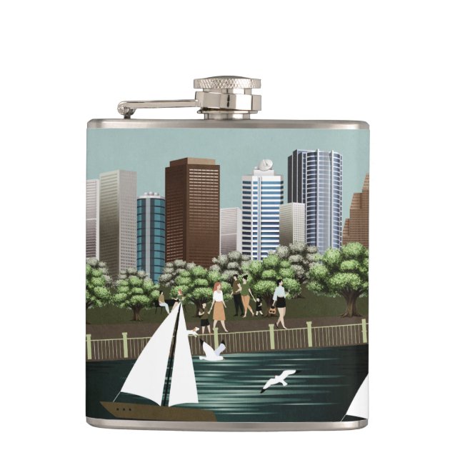 Urban landscape flask (Front)