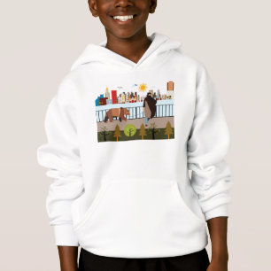 Urban landscape hoodie