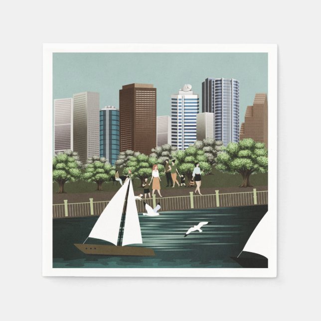 Urban landscape napkins (Front)