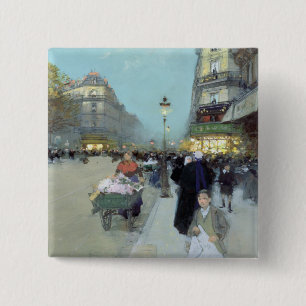 Urban Landscape Pinback Button