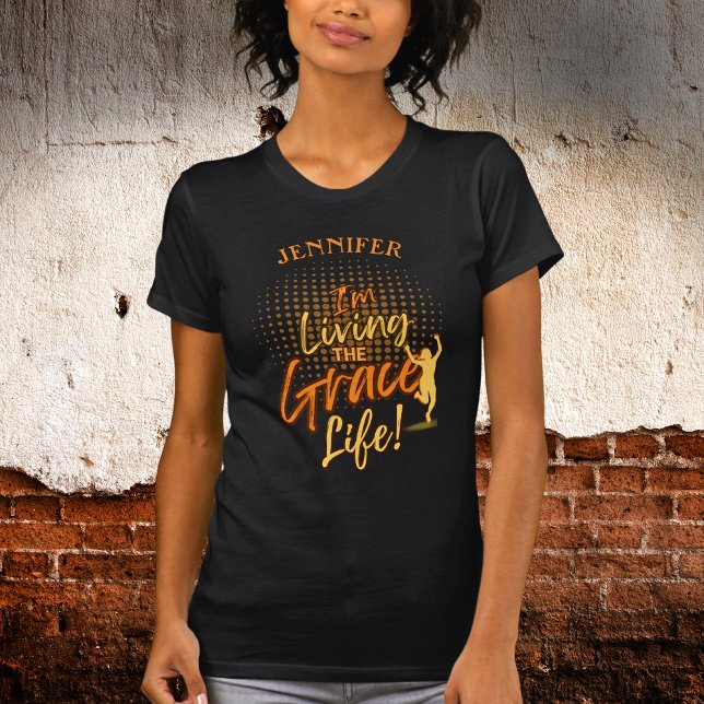 Urban Living The Grace Life Name Winner Silhouette T-Shirt (Creator Uploaded)