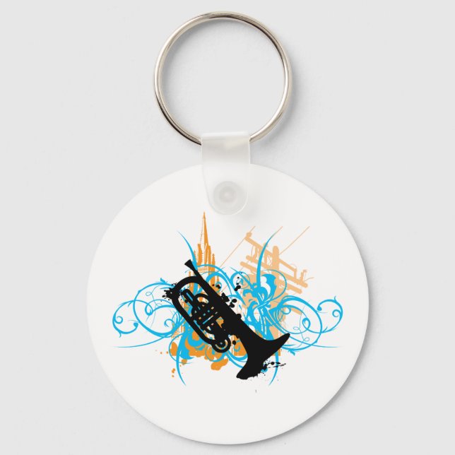 Urban Mellophone Keychain (Front)