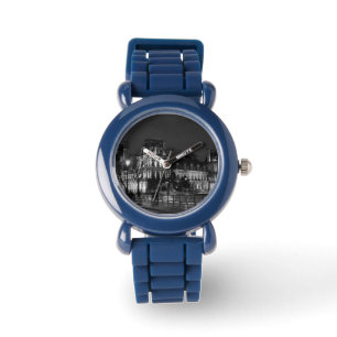 Urban, modern Parisian night life photo Watch