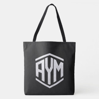 Urban Monogram Hexagon Graphic Tote Bag