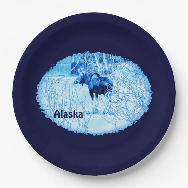 Urban Moose Paper Plates (Front)