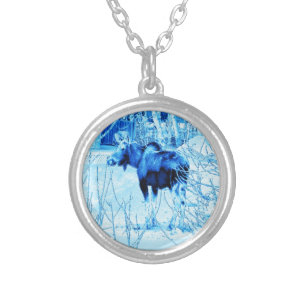 Urban Moose Silver Plated Necklace