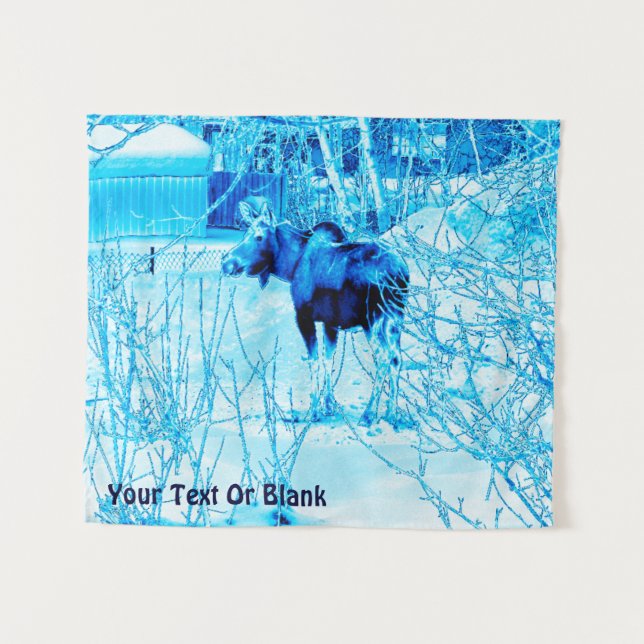 Urban Moose Tapestry (Front (Horizontal))