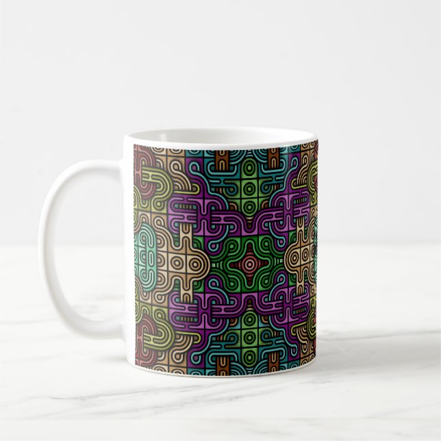 Urban Mosaic Coffee Mug (Left)