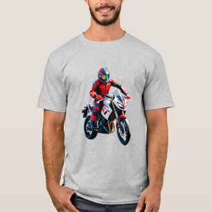 🏍️ Urban Motion Motorcycle Rider Street Style T-Shirt