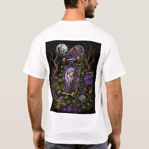 Urban Nature Broken Skateboard Chest Logo T-Shirt