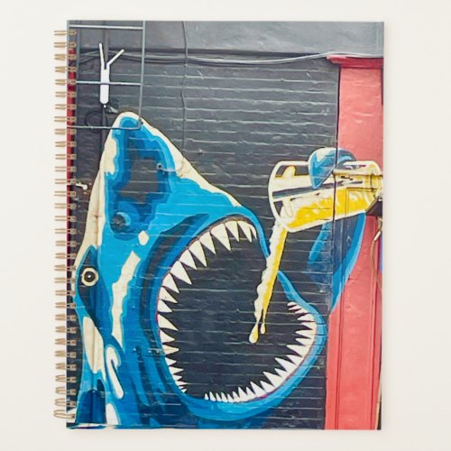 Urban New York Art Street Graffiti Shark Planner