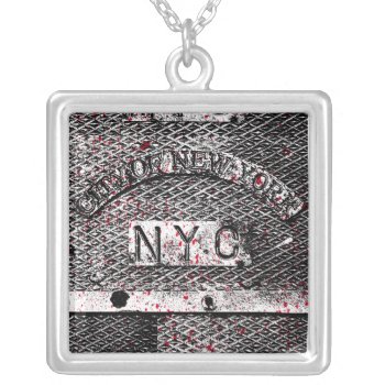 Urban Nyc Silver Plated Necklace by Ars_Brevis at Zazzle