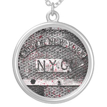 Urban Nyc Silver Plated Necklace by Ars_Brevis at Zazzle
