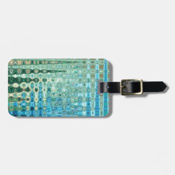 Urban Oasis Luggage Tag With Leather Strap by artbyclbrown at Zazzle