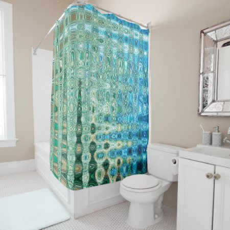 Urban Oasis Shower Curtain By Artist C.l. Brown