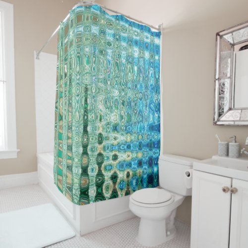 Urban Oasis Shower Curtain by Artist CL Brown