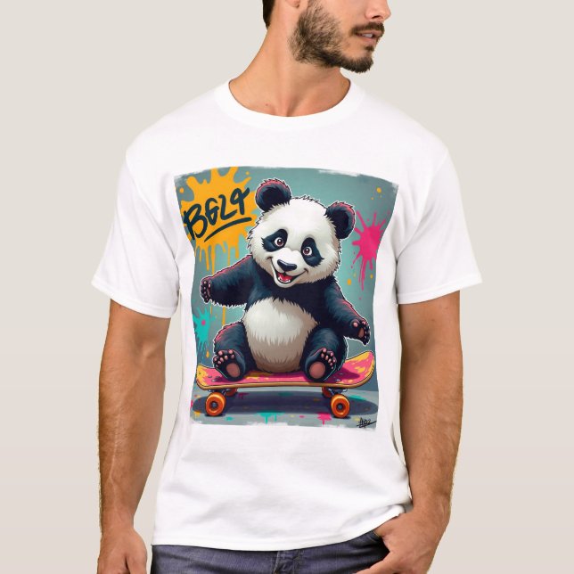 Urban Panda T-shirt design  (Front)