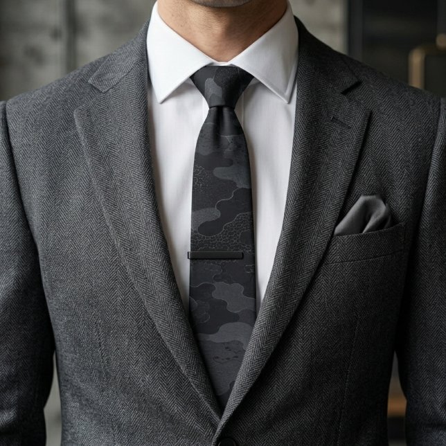 Urban Phantom Tactical Camouflage Pattern Neck Tie (Creator Uploaded)
